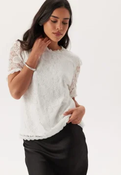 Pcolline Ss Lace Top