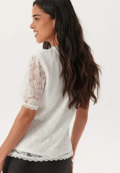 Pcolline Ss Lace Top