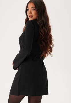 Pcpaige Reem Ls Mock Neck Dres