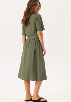 Pcpia 2/4 MIDI SHIRT DRESS