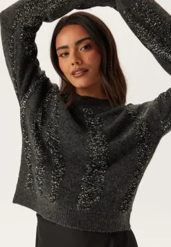 Pcrada Ls O-neck Sequin Knit