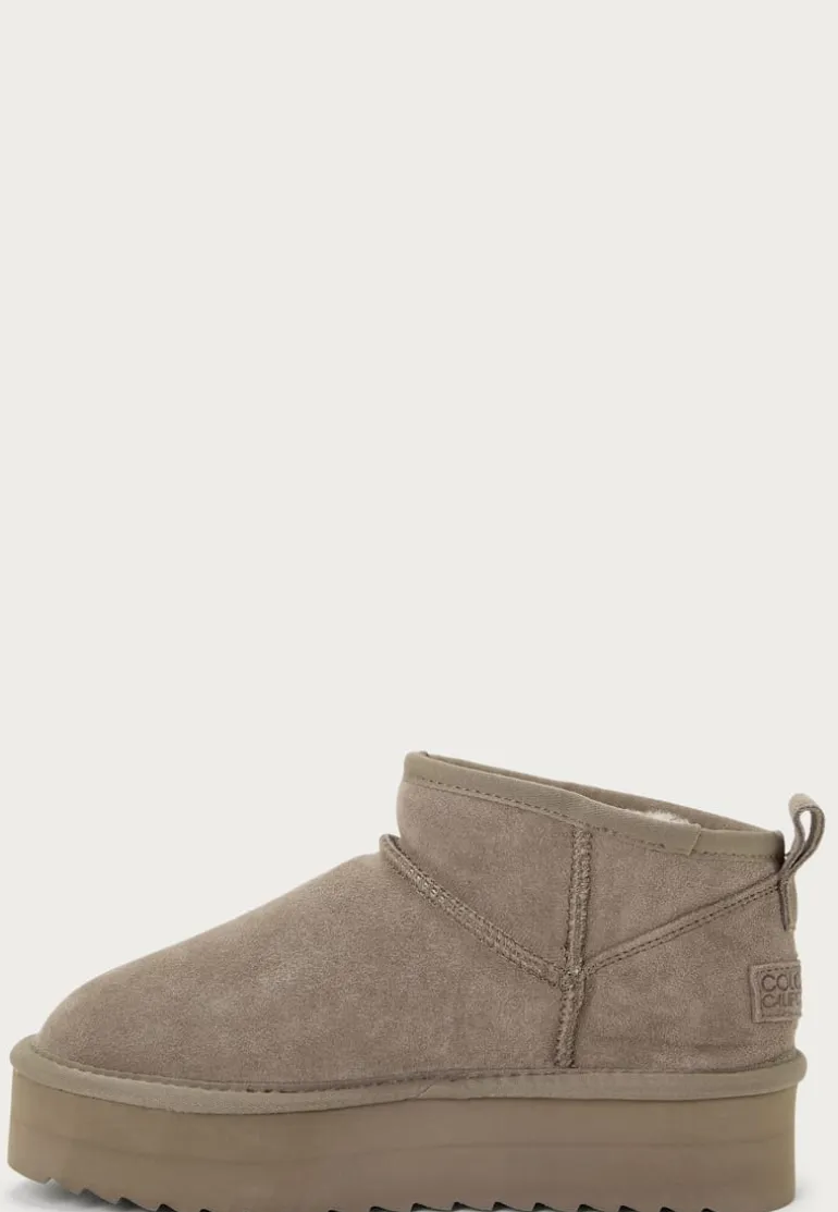 Platform Winter Boot In Suede
