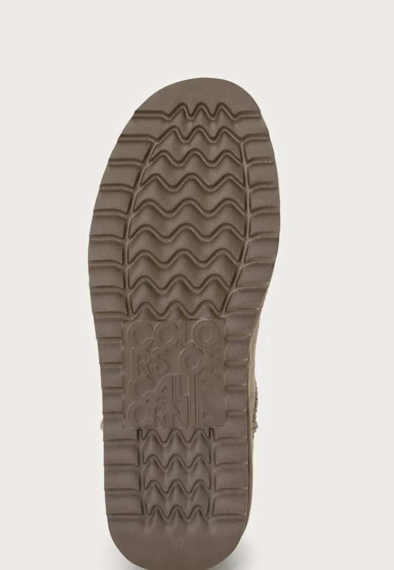 Platform Winter Boot In Suede