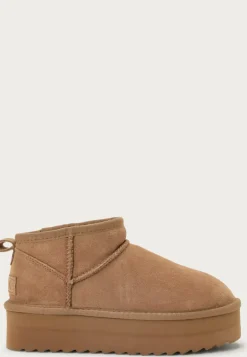 Platform Winter Boot In Suede