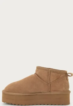 Platform Winter Boot In Suede