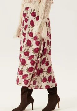 Printed Midi Skirt