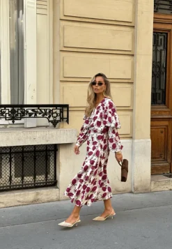 Printed Midi Skirt