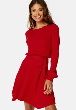 Rib Knitted Skater Dress