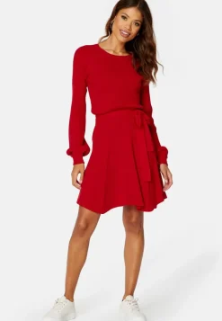 Rib Knitted Skater Dress