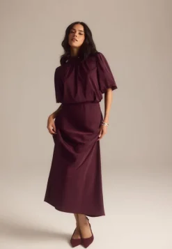 Satin Midaxi Skirt