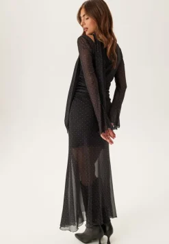 Scarf Mesh Ankle Dress