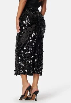 Sequin Ankle Skirt