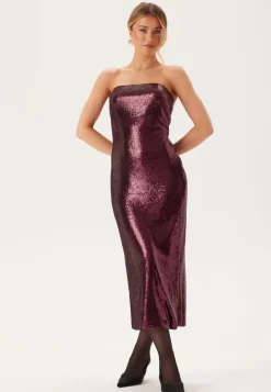 Sequin Bandeau Dress