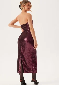 Sequin Bandeau Dress