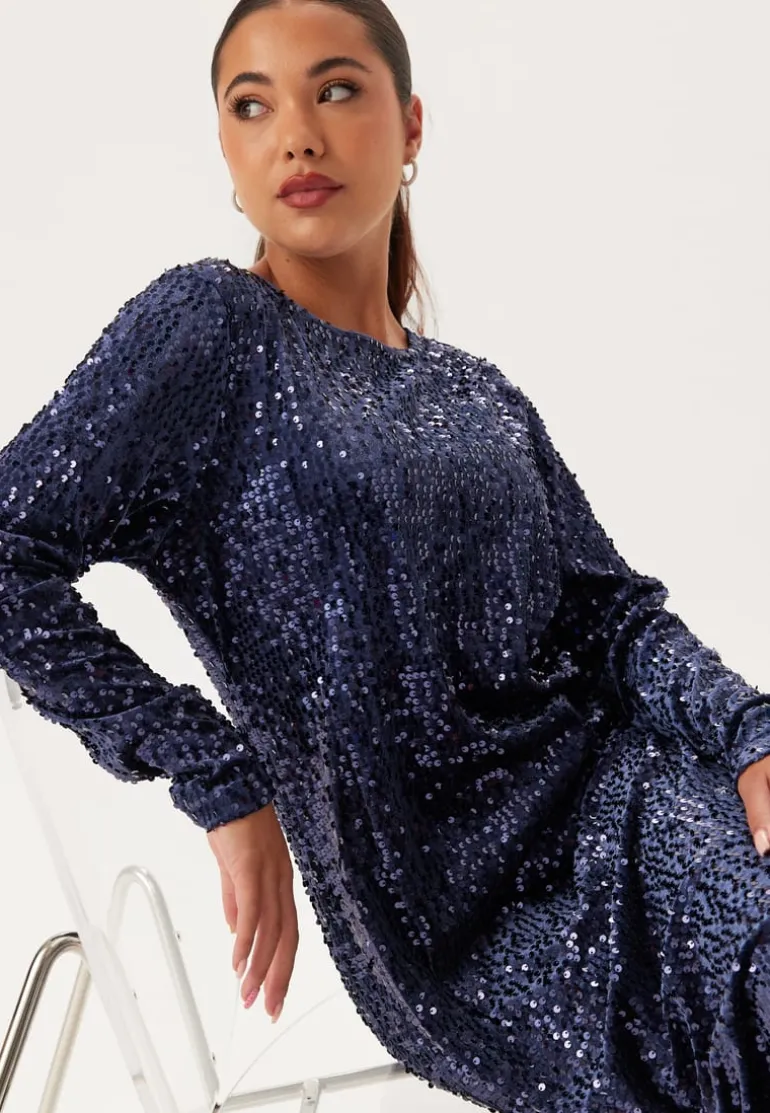 Sequin Long Midi Dress