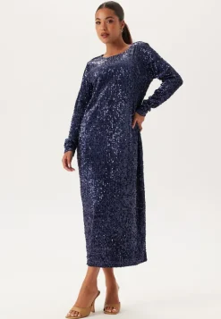 Sequin Long Midi Dress