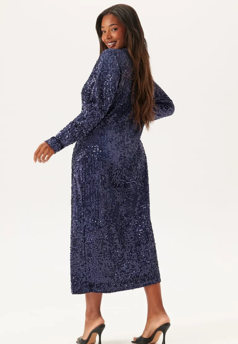 Sequin Long Midi Dress