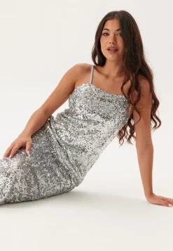 Sequin Strap Dress