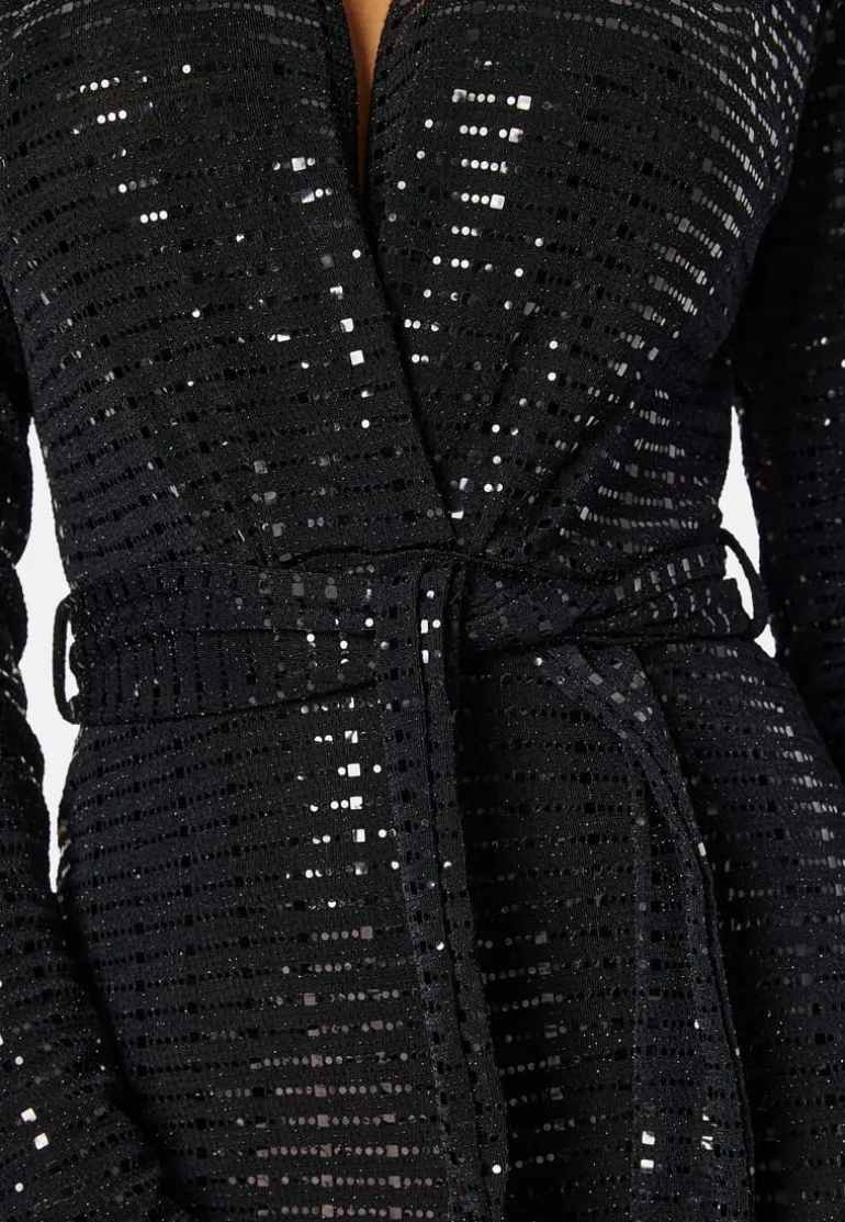 Sequin Wide Leg Jumpsuit