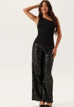 Sequin Wide Trousers