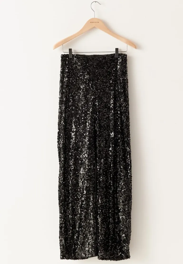 Sequin Wide Trousers
