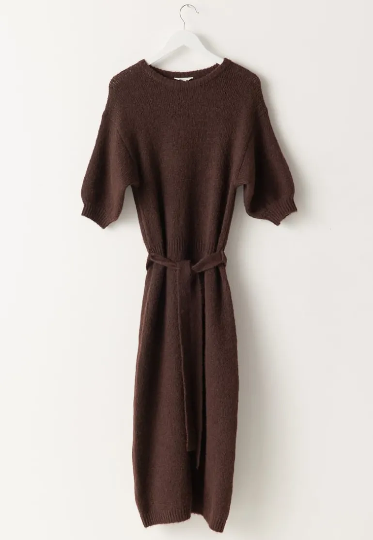 Short Sleeve Knitted Dress