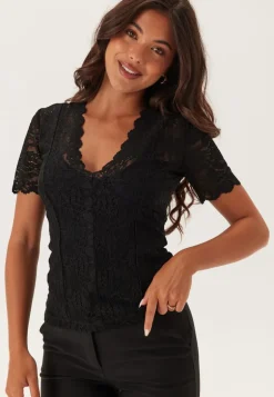 Short Sleeve Lace Top