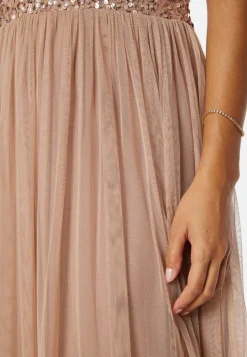 Short Sleeve Sequin Dress