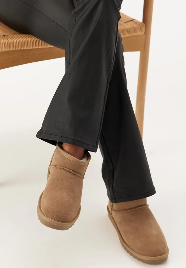Short Winter Boot In Suede
