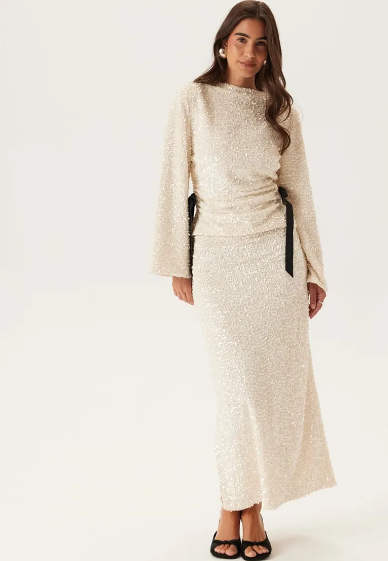Side Slit Sequin Top
