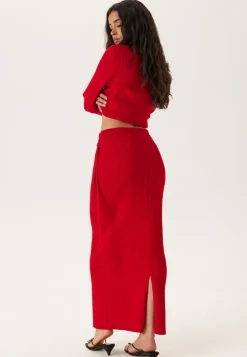 Slfcarly Mw Knit Ankle Skirt