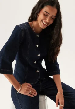 Slfvida-kori 3/4 SHORT DENIM J