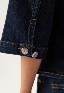 Slfvida-kori 3/4 SHORT DENIM J