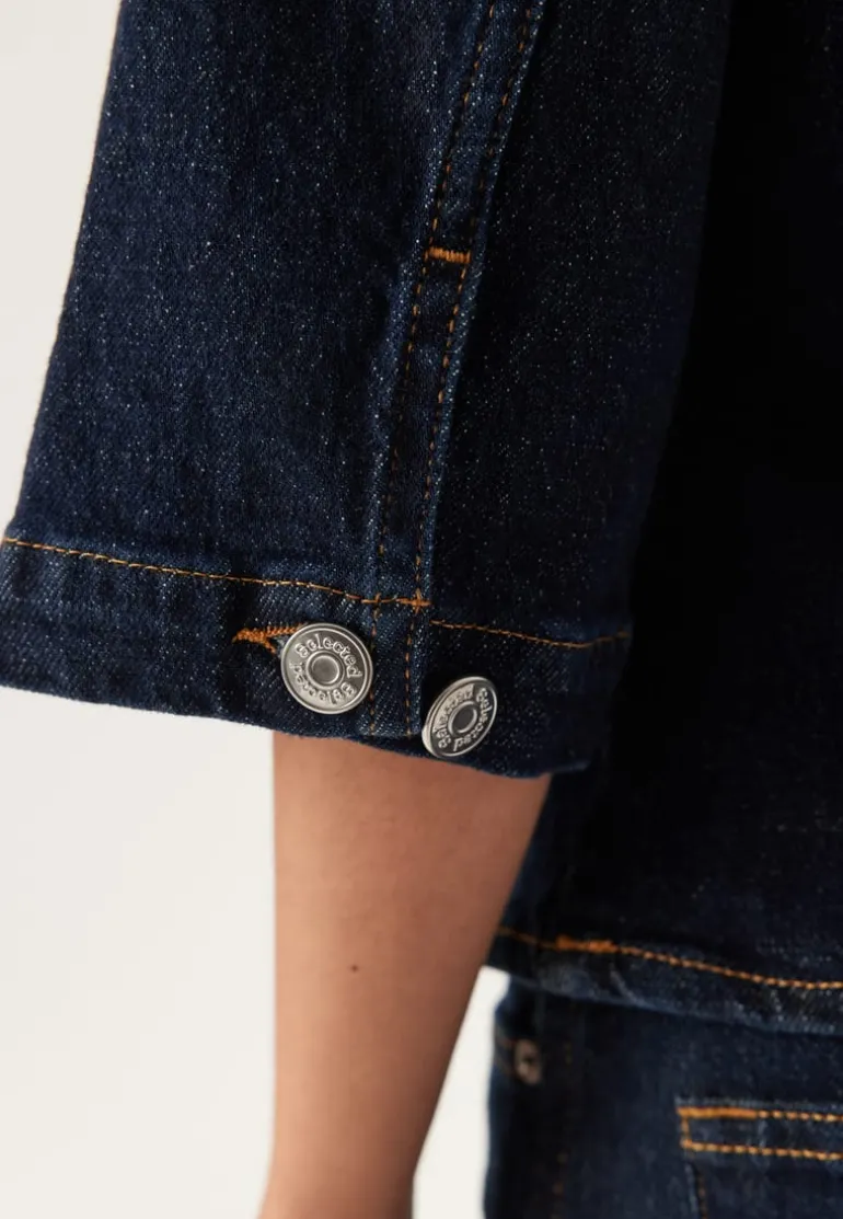 Slfvida-kori 3/4 SHORT DENIM J