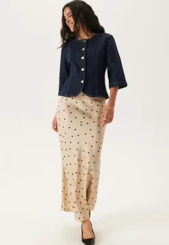 Slfvida-kori 3/4 SHORT DENIM J