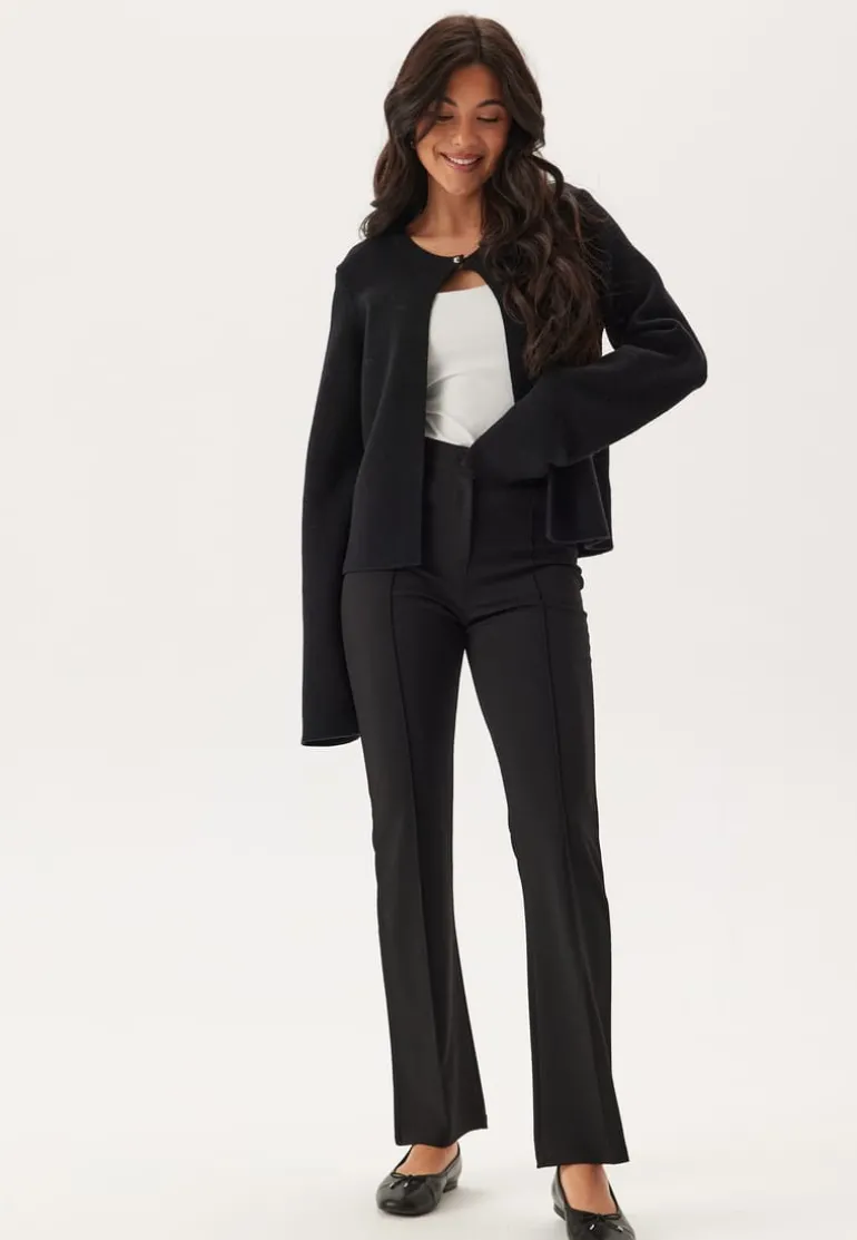 Soft Flared Suit Trousers