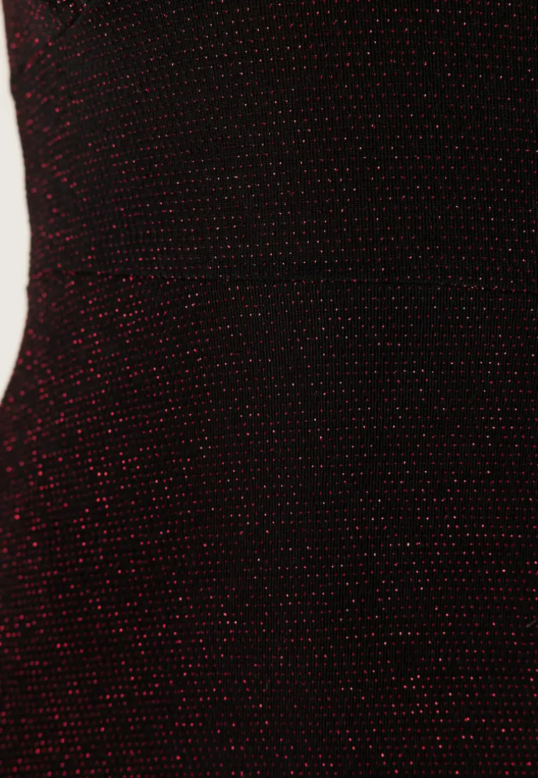 Sparkling Puff Sleeve Dress