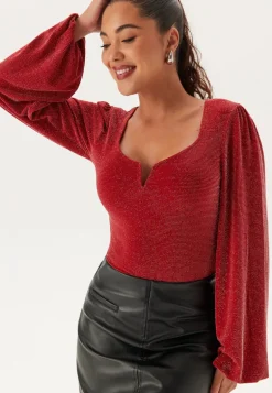 Sparkling Puff Sleeve Top