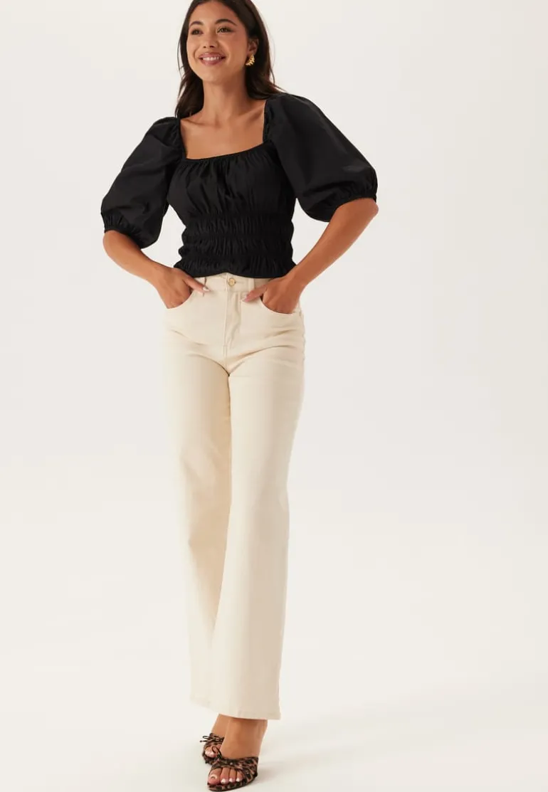 Square Neck Smock Top