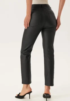 Straight Leg Coated Jeans