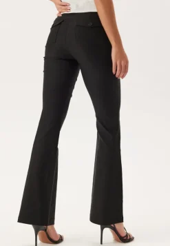 Stretchy Back Pocket Trousers