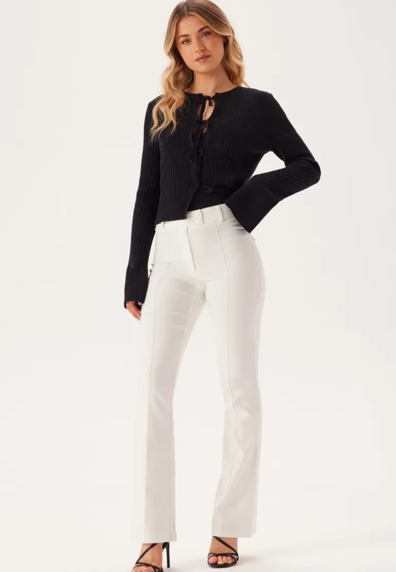 Stretchy Back Pocket Trousers