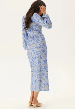 Structure Button Midi Dress