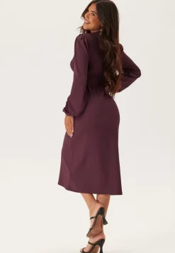Structure Button Midi Dress