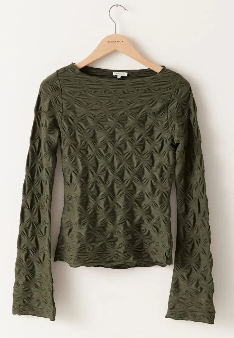Structure Long Sleeve Top