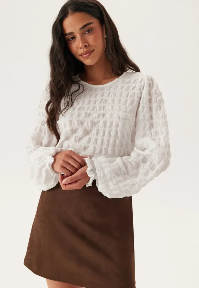 Structure Puff Sleeve Top