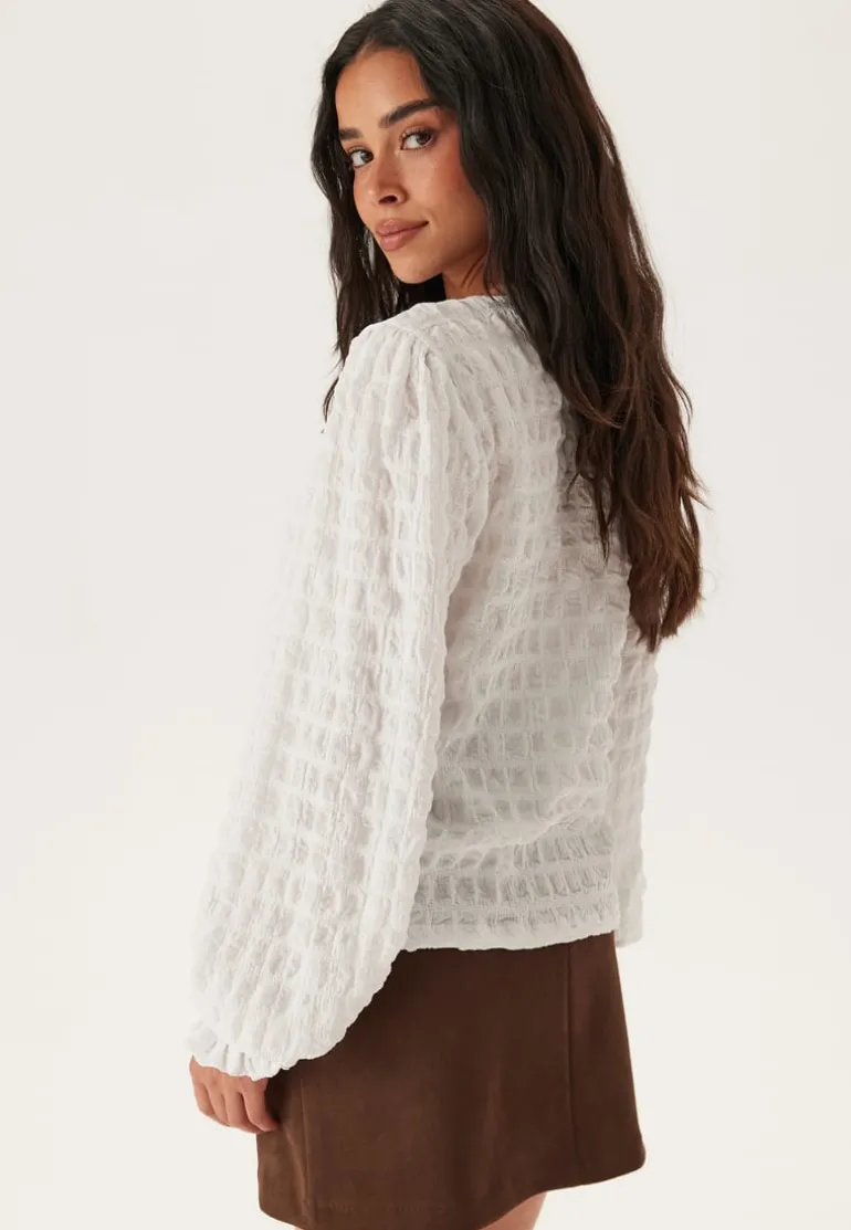 Structure Puff Sleeve Top