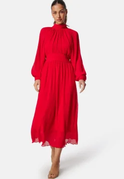 Structured Bow Midi Dress