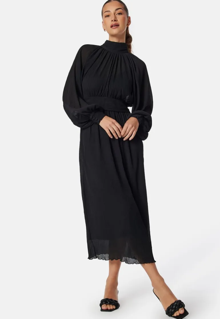 Structured Bow Midi Dress