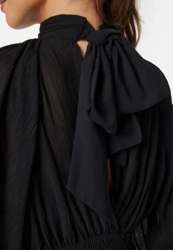 Structured Bow Midi Dress